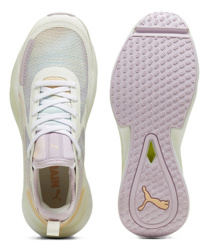 Tenis Puma Pwr Nitro Squared Wns Summer Dama 37956602 Orig Beige/rosa Lisa 22 Mx