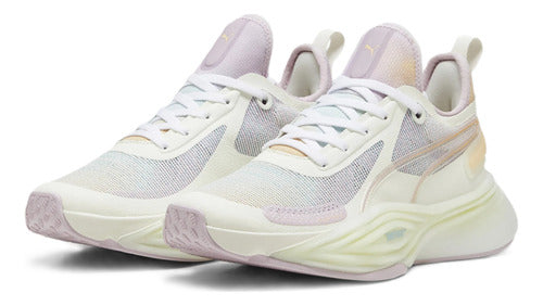 Tenis Puma Pwr Nitro Squared Wns Summer Dama 37956602 Orig Beige/rosa Lisa 24 Mx