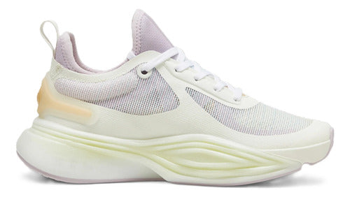 Tenis Puma Pwr Nitro Squared Wns Summer Dama 37956602 Orig Beige/rosa Lisa 25 Mx