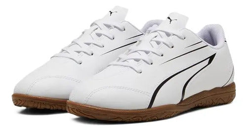 Tenis De Fútbol Puma Vitoria It Caballero 10748506 Ligero Original Blanco Lisa 28 Mx
