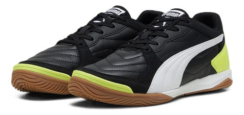 Tenis De Fútbol Puma Pressing Iv 10741903 Ligero Original Negro Lisa 28 Mx