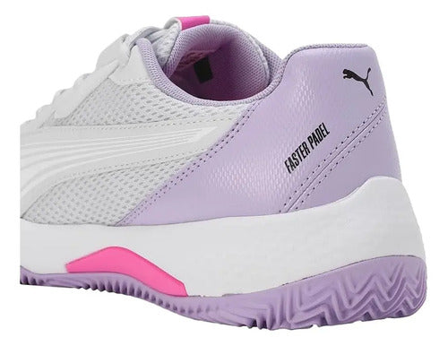 Tenis Puma Nova Court Wns Dama 10778701 Deportivo Confortable Gris Claro Lisa 24.5 Mx