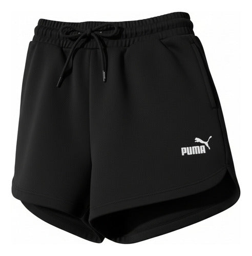 Short Puma Ess 5 High Waist Dama Confortable Orig