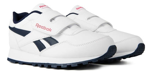 Tenis Reebok Royal Rewind Run Alt Kids 100046401 Cómodo Versátil Original Blanco Lisa 17 Mx