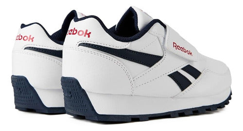 Tenis Reebok Royal Rewind Run Alt Kids 100046401 Cómodo Versátil Original Blanco Lisa 17 Mx