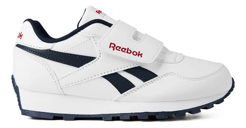 Tenis Reebok Royal Rewind Run Alt Kids 100046401 Cómodo Versátil Original Blanco Lisa 17 Mx