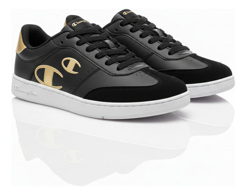 Tenis Champion Pure Keeper W Dama Ca102219w Estilo Urbano Moda Negro Lisa 25.5 Mx