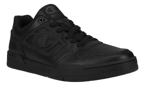 Tenis Champion 5 On 5 Lo Caballero Ca102008m Confortable Original Moda Negro Lisa 28.5 Mx