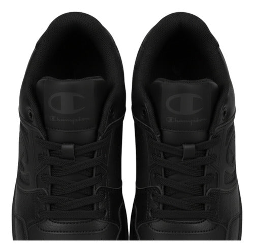Tenis Champion 5 On 5 Lo Caballero Ca102008m Confortable Original Moda Negro Lisa 27.5 Mx