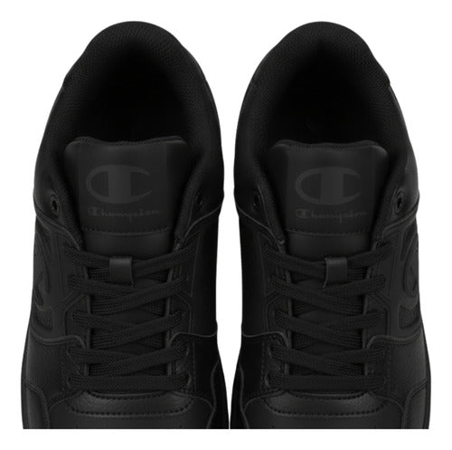 Tenis Champion 5 On 5 Lo Caballero Ca102008m Confortable Original Moda Negro Lisa 27.5 Mx