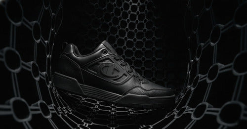 Tenis Champion 5 On 5 Lo Caballero Ca102008m Confortable Original Moda Negro Lisa 27.5 Mx