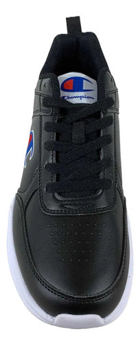 Tenis Champion Next Caballero Cas10222m Negro Confortable Negro Lisa 30 Mx