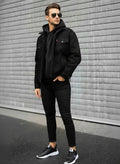 Tenis Champion Next Caballero Cas10222m Negro Confortable Negro Lisa 30 Mx