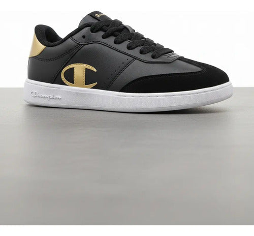 Tenis Champion Pure Keeper W Dama Ca102219w Estilo Urbano Moda Negro Lisa 24 Mx