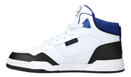 Tenis Tipo Bota Champion 5 On 5 Hi Dama Ca102126y Tendencia Original Urbano Blanco Lisa 22.5 Mx