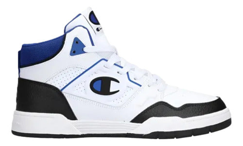 Tenis Tipo Bota Champion 5 On 5 Hi Dama Ca102126y Tendencia Original Urbano Blanco Lisa 22.5 Mx