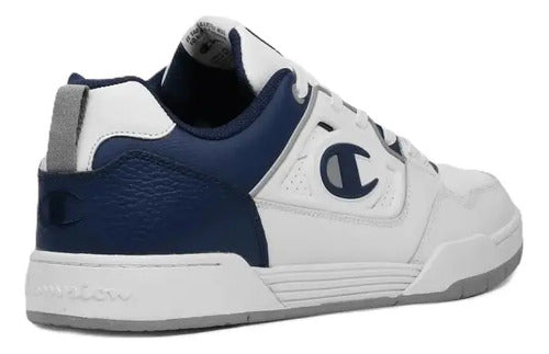 Tenis Champion 5 On 5 Lo Caballero Ca102207m Tendencia Actual Original Moda Blanco Lisa 28 Mx