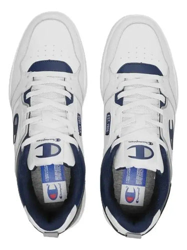 Tenis Champion 5 On 5 Lo Caballero Ca102207m Tendencia Actual Original Moda Blanco Lisa 28 Mx