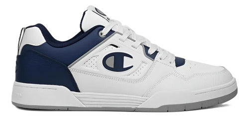 Tenis Champion 5 On 5 Lo Caballero Ca102207m Tendencia Actual Original Moda Blanco Lisa 28 Mx