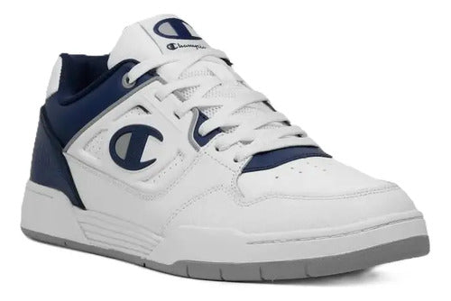 Tenis Champion 5 On 5 Lo Caballero Ca102207m Tendencia Actual Original Moda Blanco Lisa 28 Mx