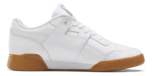 Tenis Reebok Workout Plus Caballero 100000064 Moda Orignal Blanco Lisa 30 Mx