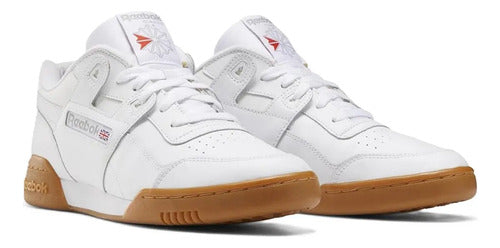 Tenis Reebok Workout Plus Caballero 100000064 Moda Orignal Blanco Lisa 30 Mx