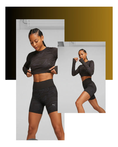 Camiseta Top Puma Formknit Seamless Dama 52388401 Orig Marrón Lisa S