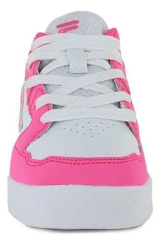 Tenis Fila Viskato Kids 3fm01886154 Casual Moda Original Blanco/rosa Lisa 17 Mx