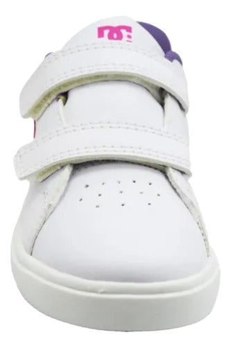Tenis Dc Shoes Notch Sn V Mx Kids Adgs100094wl0 Original Blanco Lisa 21 Mx