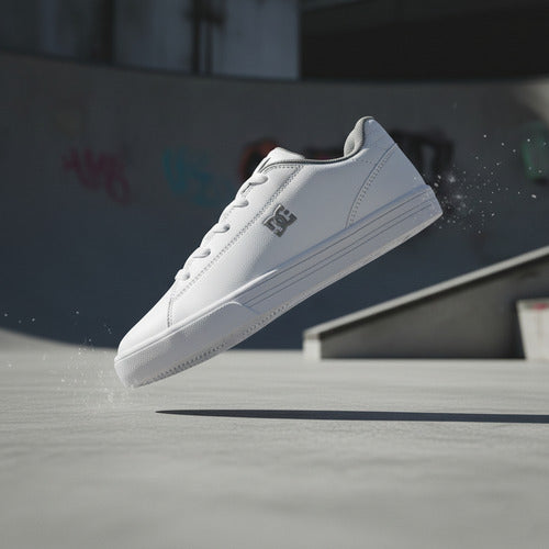 Tenis Dc Shoes Shoe Wgy Adbs300361wgy Niños Adbs300361wgy Blanco Lisa 18.5 Mx