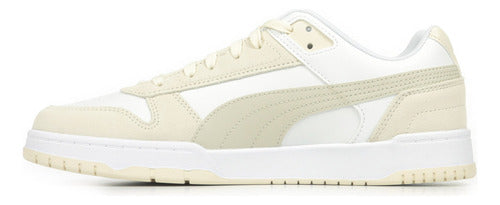 Tenis Puma Rbd Game Low Sd Unisex 39747101 Casual Moda Orig Crema Lisa 24.5 Mx