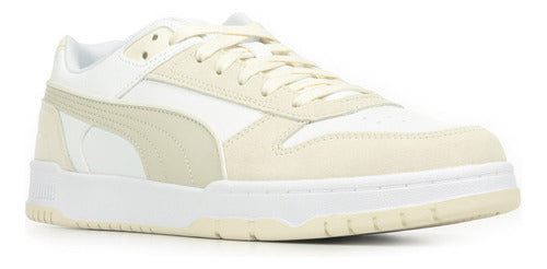 Tenis Puma Rbd Game Low Sd Unisex 39747101 Casual Moda Orig Crema Lisa 24.5 Mx