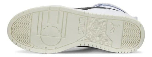 Tenis Tipo Bota Puma Rbd Game Caballero 38583901 Original Blanco Lisa 25 Mx