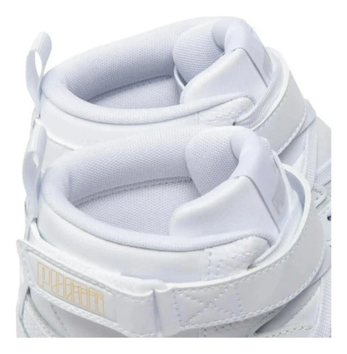 Tenis Tipo Bota Puma Rbd Game Unisex 38583902 Original Blanco Lisa 29 Mx
