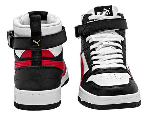 Tenis Tipo Bota Puma Rbd Game Unisex 38583905 Urbano Orig Tricolor Lisa 27 Mx