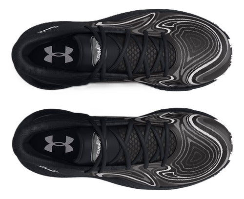 Tenis Under Armour  Spawn 6 Mid Caballero 3027647001 Orig Negro Lisa 27 Mx