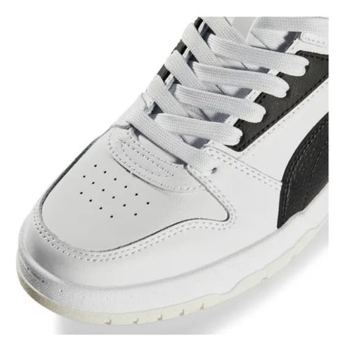 Tenis Tipo Bota Puma Rbd Game Caballero 38583901 Original Blanco Lisa 26.5 Mx