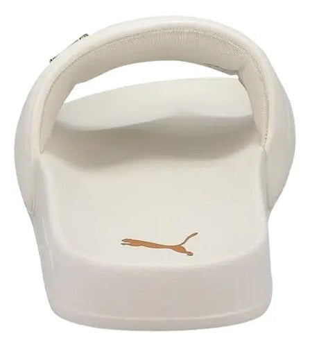 Sandalias Puma Leadcat 2.0 Puffy 38955702 Color Blanco Blanco Liso 22