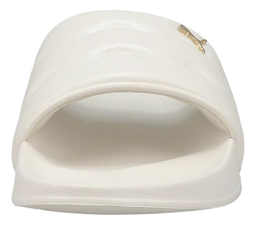 Sandalias Puma Leadcat 2.0 Puffy 38955702 Color Blanco Blanco Liso 22
