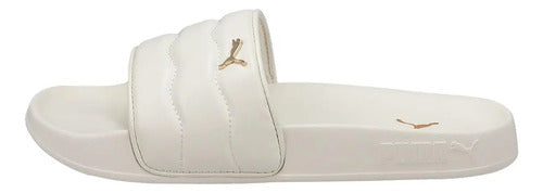 Sandalias Puma Leadcat 2.0 Puffy 38955702 Color Blanco Blanco Liso 22