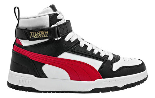 Tenis Tipo Bota Puma Rbd Game Unisex 38583905 Urbano Orig Tricolor Lisa 25.5 Mx