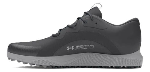 Tenis Under Armour Charged Draw 2 Sl Caballero Original Gris Oscuro Lisa 27.5 Mx