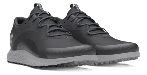 Tenis Under Armour Charged Draw 2 Sl Caballero Original Gris Oscuro Lisa 27.5 Mx