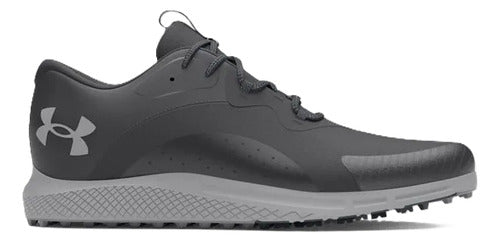 Tenis Under Armour Charged Draw 2 Sl Caballero Original Gris Oscuro Lisa 27.5 Mx