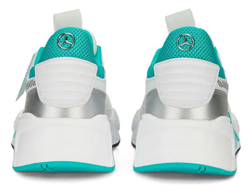 Tenis Puma Mercedes Mapf1 Rs X 30755501 Caballero Original Blanco Lisa 30 Mx