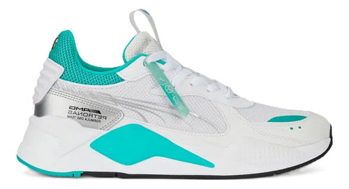 Tenis Puma Mercedes Mapf1 Rs X 30755501 Caballero Original Blanco Lisa 30 Mx
