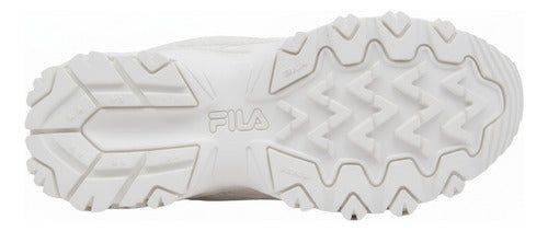 Tenis Fila Oakmont Tr Dama 3jm01737100 Original Moda Crema Lisa 22.5 Mx