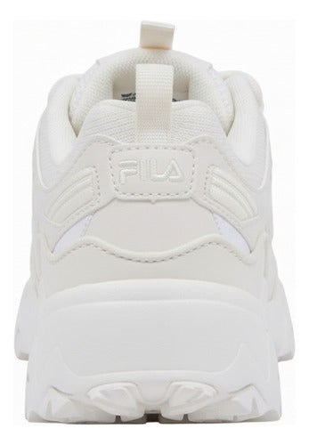 Tenis Fila Oakmont Tr Dama 3jm01737100 Original Moda Crema Lisa 22.5 Mx