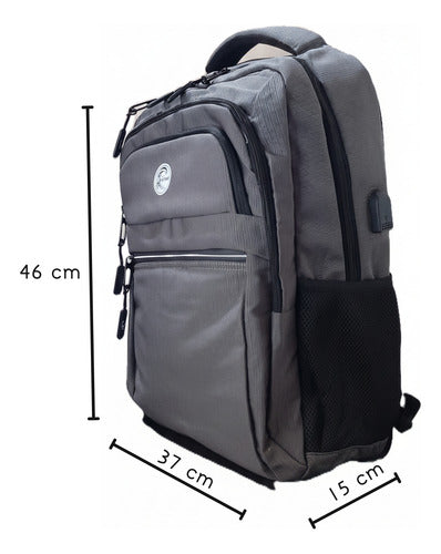 Mochila O Neill Unisex On5242grs Original Moda Gris Lisa