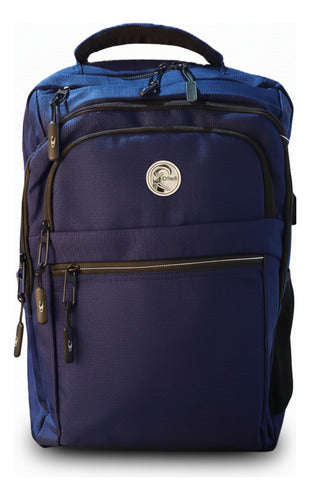 Mochila O Neill Unisex On5242mno Original Moda Azul Lisa